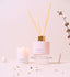 DIFFUSER AND CANDLE SET - BLACK PEPPER AND PATCHOULI AROMA ON WHITE BACKGROUND.